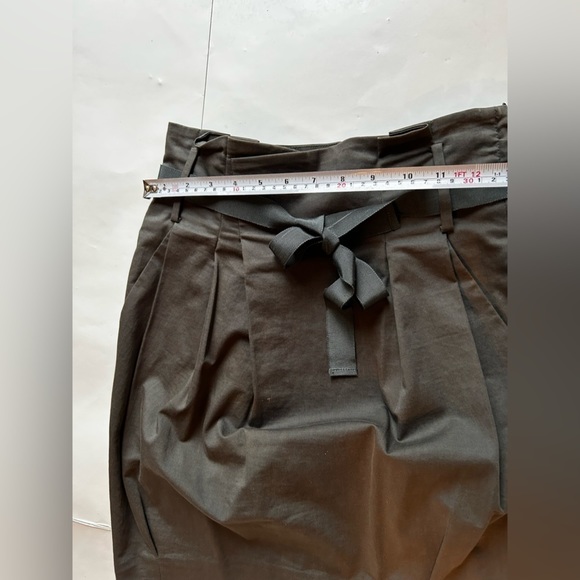 Aritzia Wilfred military green Paper Bag Skirt - Picture 7 of 10